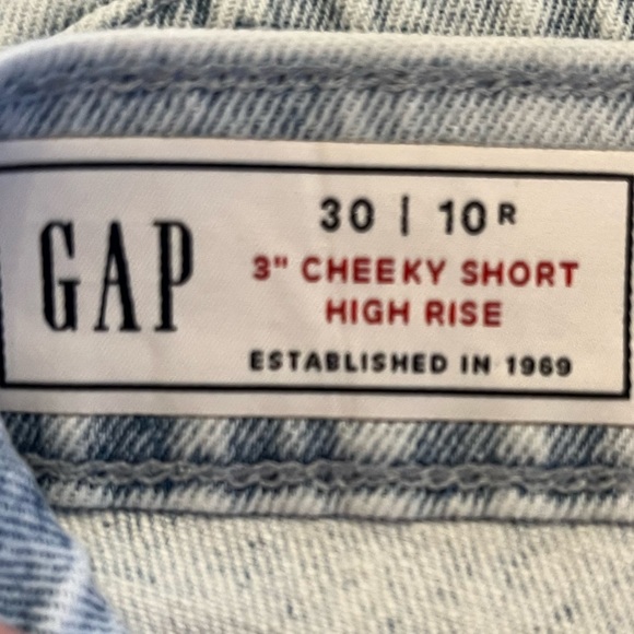 Gap High Rise Cheeky Denim Shorts - Picture 7 of 10